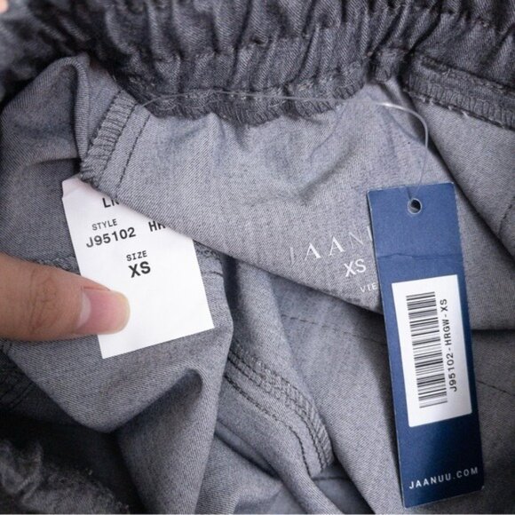 [SET] NWT Jaanuu 3-Pocket Scrub Top S Heathered Grey Slim 8 Pocket Cargo Pant XS - Picture 10 of 14